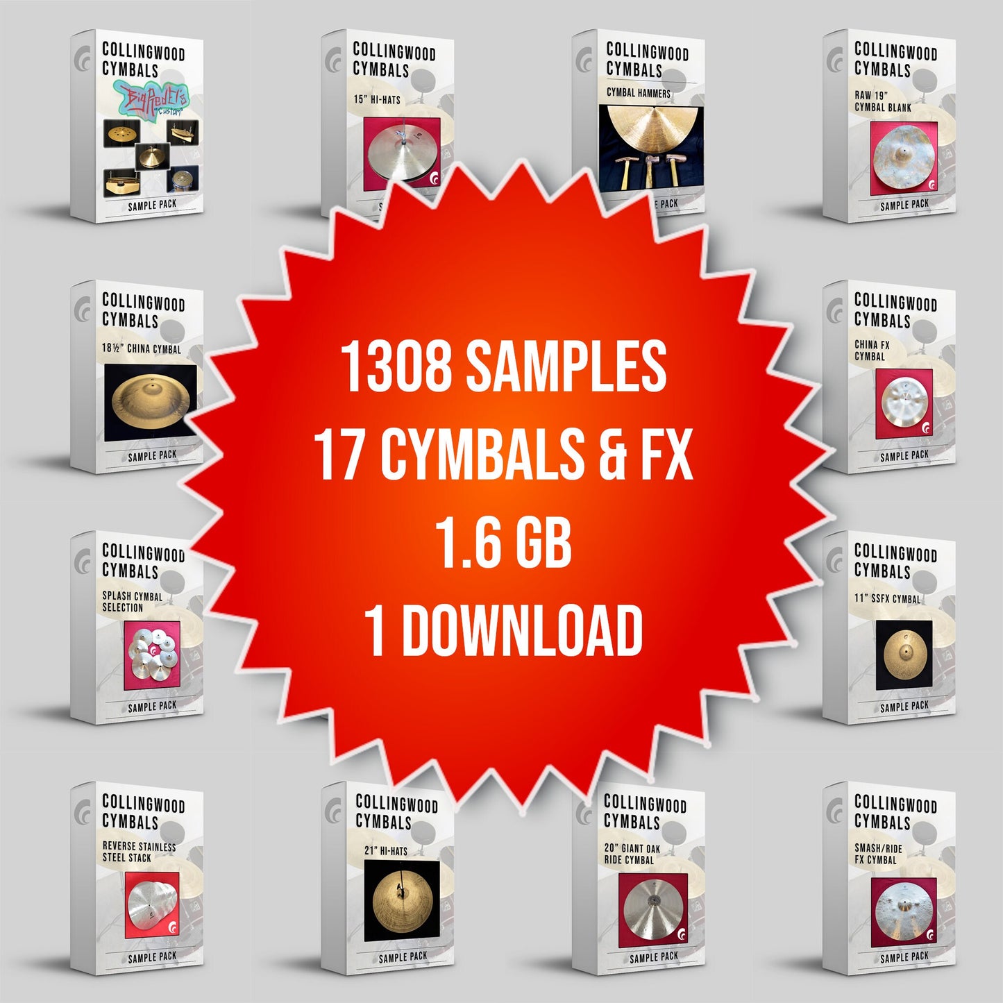 Collingwood Cymbals Sample Library